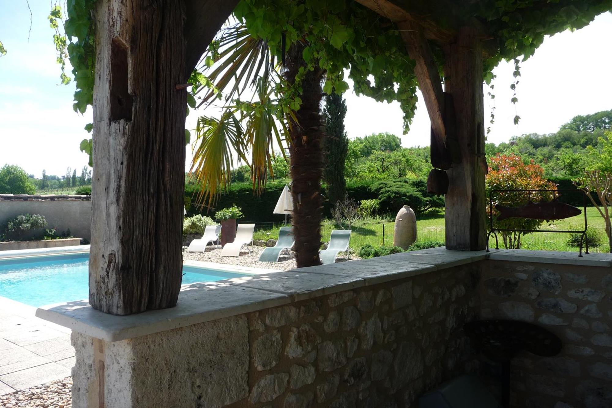 Domaine De La Queyssie Bed and Breakfast Saussignac Buitenkant foto